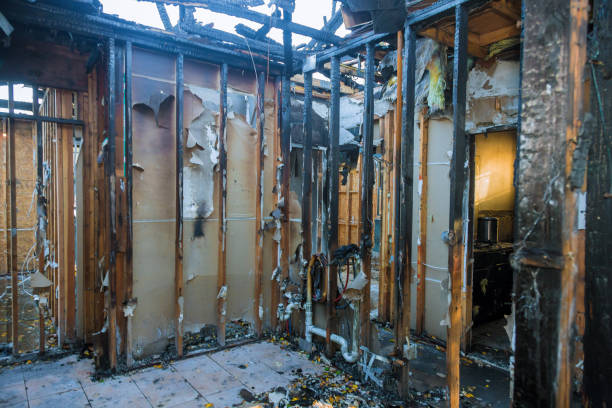 Professional Smoke Damage Restoration technician working in Medina, OH
